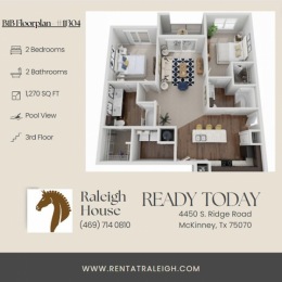 Come see our B1B floor plan today! :) Instagram post from @raleighhousemckinney on May 06, 2024 11:37:39am